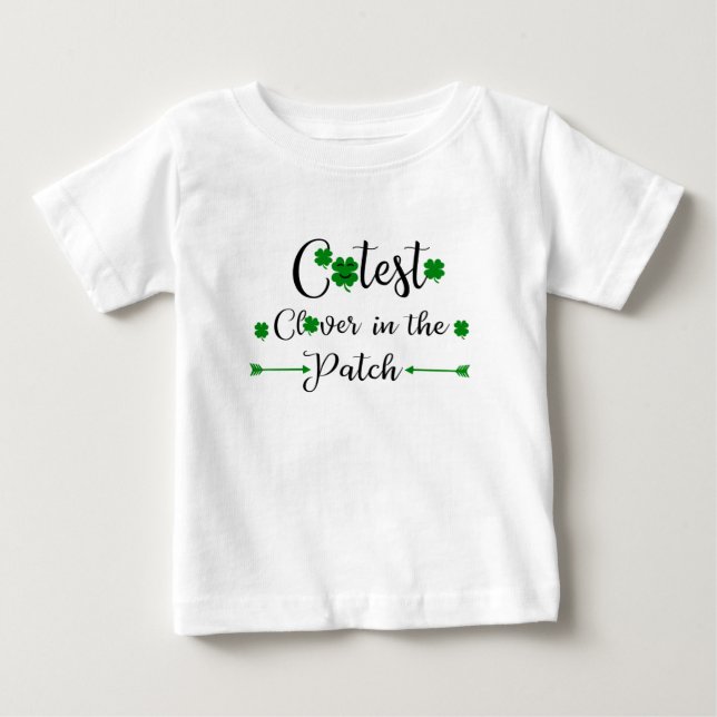 Niedliche Klee Baby T-shirt (Vorderseite)