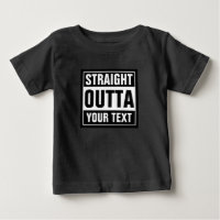 Niedliche Kleidung STRAIGHT OUTTA für Kinder im Sh