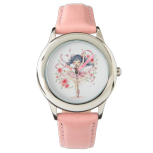 Niedliche kleine Ballerina Armbanduhr