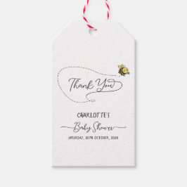 Niedliche Kleine Bee Baby Dusche Geschenkanhänger
