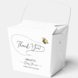 Niedliche Kleine Bee Baby Dusche Geschenkschachtel
