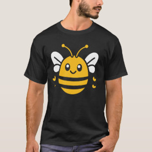Niedliche Kleine Biene Funny Minimalistisch Einfac T-Shirt