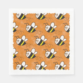 Niedliche Kleine Bienenmuster Wasserfarben Babydus Serviette