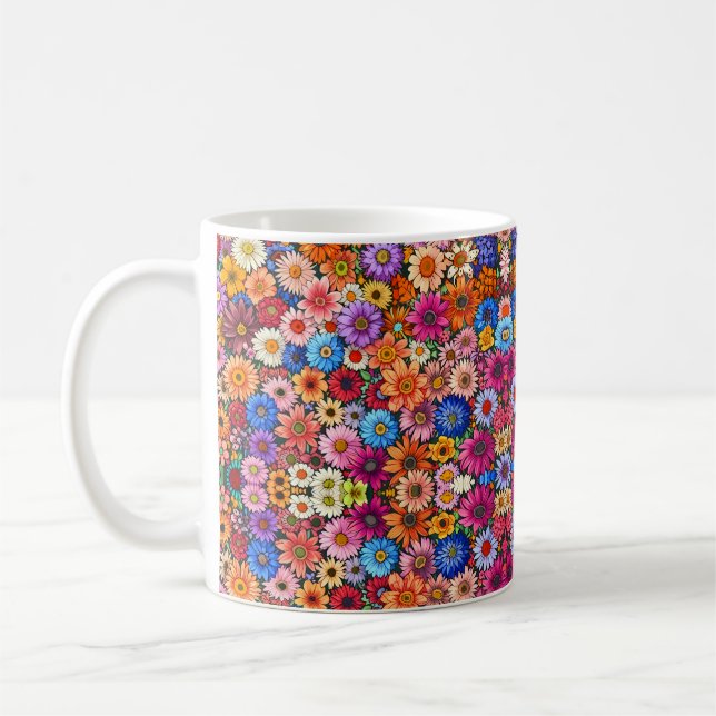 Niedliche kleine Blume Kaffeetasse (Links)