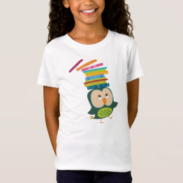 Niedliche kleine Bucheule für alle Bücherwürmer T-Shirt