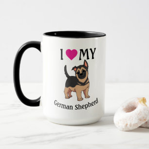 Niedliche Kleine Deutsche Schäferhirde-Tasse Tasse