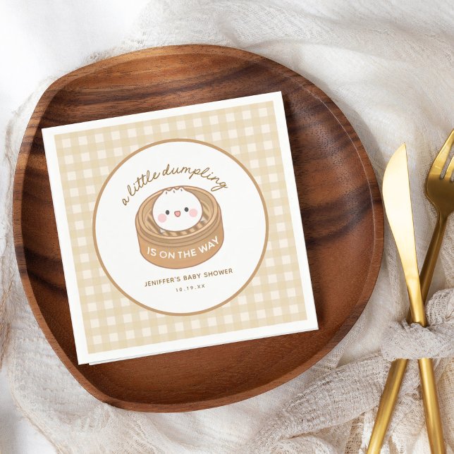 Niedliche Kleine Dumpling Babydusche Serviette (Von Creator hochgeladen)