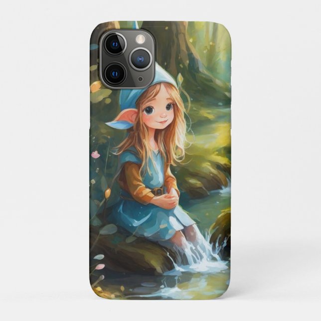 Niedliche kleine Elfe im Fluss Case-Mate iPhone Hülle (Rückseite)