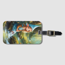 Niedliche kleine Elfe im Fluss