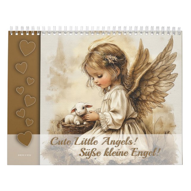 Niedliche kleine Engel - Süße kleine Engel Kalender (Titelbild)