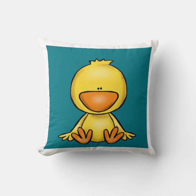 Niedliche kleine Ente Kissen (Vorderseite)