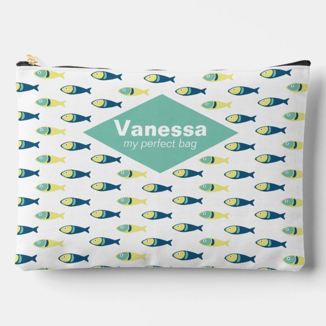 Niedliche kleine Fische. Zubehörtasche (Vorderseite)