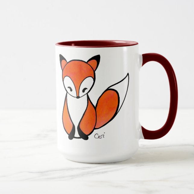 Niedliche kleine Foxy Tasse (Rechts)