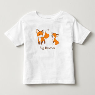 Niedliche kleine Füchse - großer Bruder Kleinkind T-shirt
