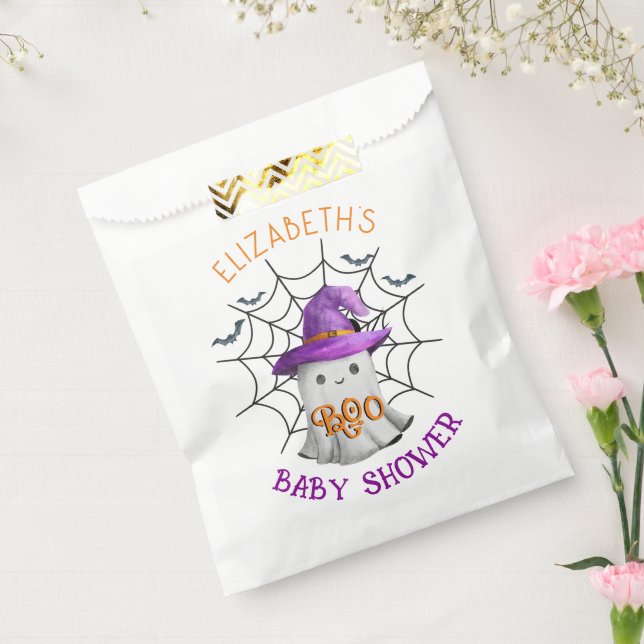 Niedliche kleine Gespenst- und Spinnennetz-Babydus Geschenktütchen (Versiegelt)