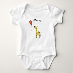 Niedliche kleine Giraffe Baby Strampler