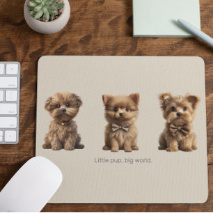 "Niedliche kleine Hunde 🐶 Mousepad