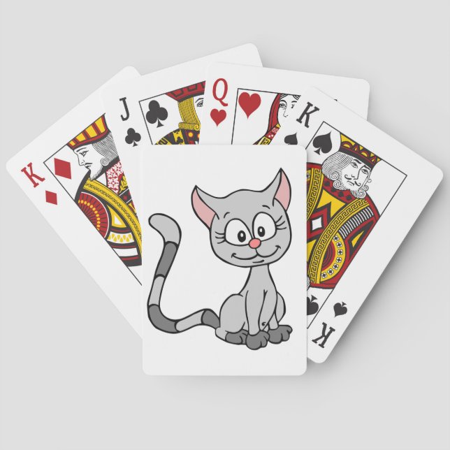 NIEDLICHE KLEINE KÜCHE MIT EINEM SCHÖNEN KLEINEN SPIELKARTEN (Rückseite)