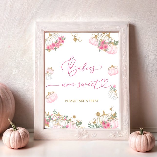 Niedliche kleine Kürbisbabys sind süß Poster (Von Creator hochgeladen)