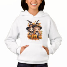 NIEDLICHE KLEINE MÄDCHEN IN HALLOWEEN KOSTEN