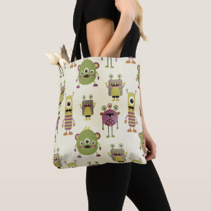 Niedliche kleine Monster entwerfen für Kinder Tasche