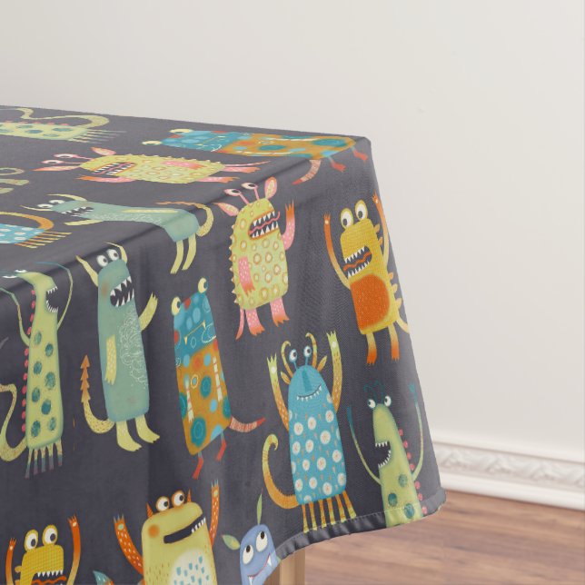 Niedliche Kleine Monster Tischdecke (Beispiel)
