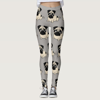 Niedliche kleine Mops Leggings