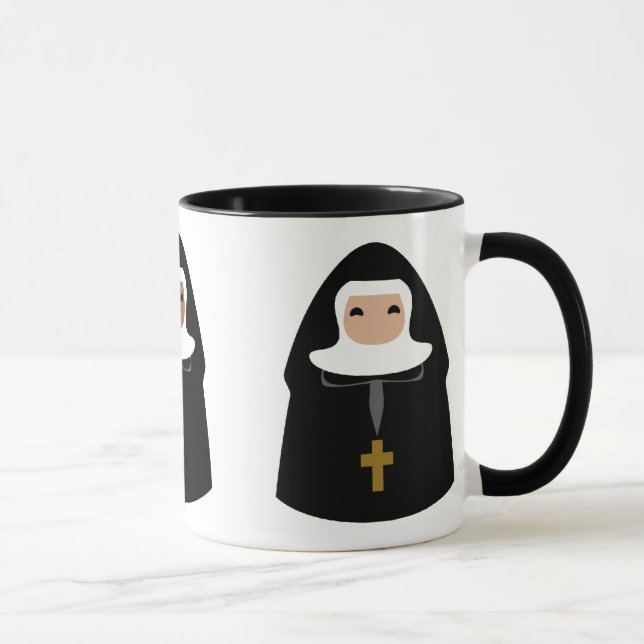 Niedliche kleine Nonnen Tasse (Rechts)