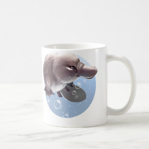Niedliche kleine Platypus Illustrations-Tasse Kaffeetasse