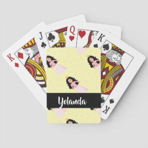 Niedliche kleine Prinzessin Spielkarten