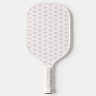 Niedliche kleine Rosa-Bow-Girl-Girl Girly Birthday Pickleball Schläger