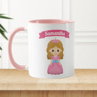 Niedliche kleine rosa Prinzessin Kids