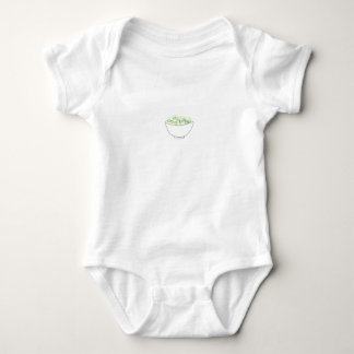 Niedliche kleine Schüssel Edamame Baby  Strampler