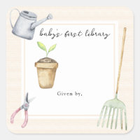 Niedliche kleine Sprout Baby-Bibliothek
