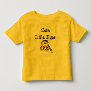 Niedliche kleine Tiger-T-Shirts und Geschenke Kleinkind T-shirt