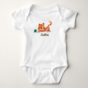 niedliche kleine Tigerfiguren Baby Strampler