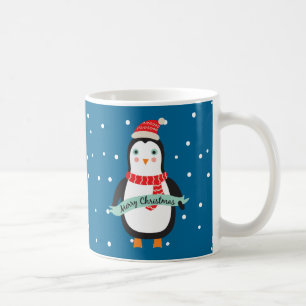 Niedliche kleine Weihnachtspenquin Pesonalized Kaffeetasse