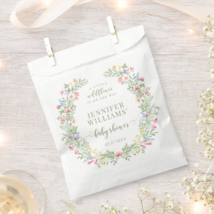 Niedliche kleine Wildblume Böhmische Kindermädchen Geschenktütchen