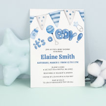 Niedliche Kleinigkeiten mit einer Baby-Dusche