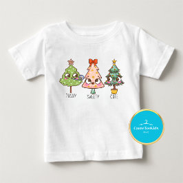 Niedliche Kleinkind Weihnachtsbaumen Funny Kleinkind T-shirt
