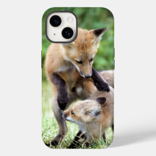 Niedliche Kleintiere Adorable Fox Kit & Mama Case-Mate iPhone 14 Hülle