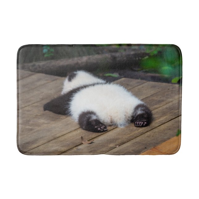 Niedliche Kleintiere | Baby Giant Panda Schlafen Badematte (Vorderseite)