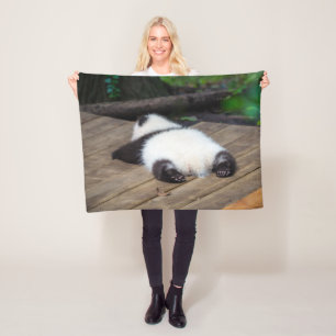 Niedliche Kleintiere   Baby Giant Panda Schlafen Fleecedecke