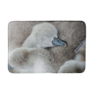 Niedliche Kleintiere Baby Mute Swan Badematte