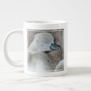 Niedliche Kleintiere   Baby Mute Swan Jumbo-Tasse