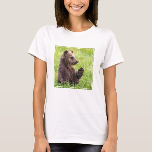 Niedliche Kleintiere | Braune Bärenwölfe T-Shirt (Vorderseite)