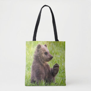 Niedliche Kleintiere   Braune Bärenwölfe Tasche