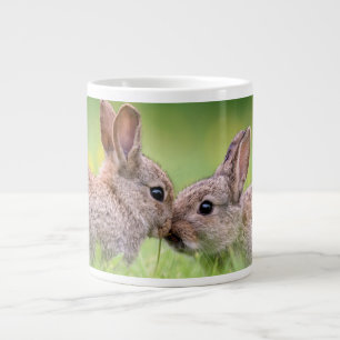 Niedliche Kleintiere Bunny Kiss Jumbo-Tasse