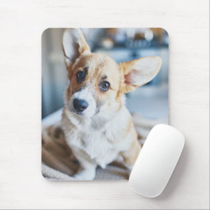 Niedliche Kleintiere Corgi Head Tilt Mousepad