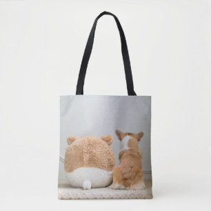 Niedliche Kleintiere Corgi & Plush Puppy Tasche